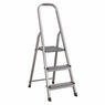 Sealey ASL3S Aluminium Step Ladder 3-Tread EN 131 additional 1