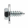 Sealey ASW10 Acme Screw with Captive Washer #10 x 3/4" Zinc BS 7976/6903/B Pack of 100 additional 2