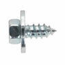 Sealey ASW121 Acme Screw with Captive Washer #12 x 1/2" Zinc BS 7976/6903/B Pack of 50 additional 2