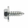 Sealey ASW812 Acme Screw with Captive Washer #8 x 1/2" Zinc BS 7976/6903/B Pack of 50 additional 1