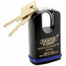 Draper 64196 46mm Heavy Duty Padlock and 2 Keys with Shrouded Shackle additional 1