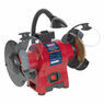 Sealey BG150XWL Bench Grinder &#8709;150mm & Wire Wheel Combination with Work Light 250W/230V additional 1