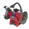 Sealey BG150XWL Bench Grinder &#8709;150mm & Wire Wheel Combination with Work Light 250W/230V additional 2