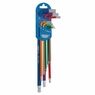 Draper 66134 Metric Coloured Extra Long Hexagon and Ball End Key Set (9 Piece) additional 2