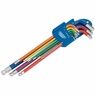 Draper 66134 Metric Coloured Extra Long Hexagon and Ball End Key Set (9 Piece) additional 3