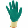 Draper 82604 Green Heavy Duty Latex Coated Work Gloves - Extra Large additional 1