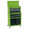 Draper 19566 24" Combined Roller Cabinet and Tool Chest (6 Drawer) Green additional 4
