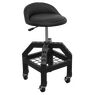 Sealey SCR03B Creeper Stool Pneumatic with Adjustable Height Swivel Seat & Back Rest additional 3