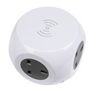 Sealey EL144WC Extension Cable Cube 1.4m 3 x 230V + 3 x USB Sockets & Wireless Charging Pad additional 5