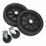 Sealey COMPKIT5 Wheel Kit for Fixed Compressors - 2 Castors & 2 Fixed additional 1
