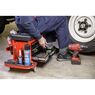 Sealey SCR18R Mechanic's Utility Seat & Toolbox - Red additional 2