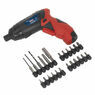 Sealey CP36B Cordless Screwdriver Set 26pc 3.7V Lithium-ion additional 3