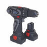 Sealey CP6004 Cordless Drill/Driver 10mm 14.4V 2Ah Lithium-ion 10mm 2-Speed Motor - 2 Batteries 40min Charger additional 4