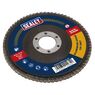 Sealey FD115120E Flap Disc Aluminium Oxide Ø115mm Ø22mm Bore 120Grit additional 1