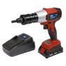Sealey CP316 Cordless Nut Riveter 20V 2Ah Lithium-ion additional 1