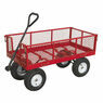 Sealey CST806 Platform Truck with Sides Pneumatic Tyres 450kg Capacity additional 7
