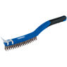 Draper 17180 3 Row Stainless Steel Wire Scratch Brush with Scraper, 350mm additional 1