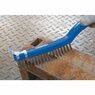 Draper 17180 3 Row Stainless Steel Wire Scratch Brush with Scraper, 350mm additional 2