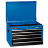 Draper 35746 Tool Chest, 5 Drawer, 26", 660 x 445 x 430mm, Blue additional 1