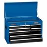 Draper 14910 Tool Chest, 9 Drawer, 26", Blue additional 1
