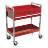 Sealey CX101D Trolley 2-Level Heavy-Duty with Lockable Drawer additional 1
