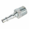 Sealey AC68 Screwed Adaptor Male 1/2"BSPT Pack of 5 additional 2