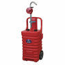 Sealey DT55RCOMBO1 Mobile Dispensing Tank 55ltr with Oil Rotary Pump - Red additional 4