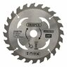 Draper 25879 TCT Cordless Construction Circular Saw Blade for Wood & Composites, 165 x 20mm, 24T additional 1