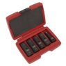 Sealey SX1820 Deep Impact Socket Set 1/2"Sq Drive 80mm Double Ended 18.5-22.5mm - 5pc additional 1