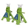 Sealey VS2003HV Axle Stands (Pair) 3tonne Capacity per Stand Ratchet Type - Hi-Vis Green additional 4