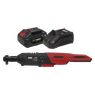 Sealey CP20VRWKIT1 Cordless Ratchet Wrench Kit  3/8"Sq Drive 60Nm 20V 4Ah additional 2