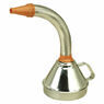 Sealey FM16F Funnel Metal with Flexible Spout & Filter &#8709;160mm additional 2
