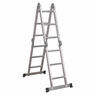 Sealey AFPL1 Aluminium Folding Platform Ladder 4-Way EN 131 additional 2