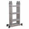 Sealey AFPL1 Aluminium Folding Platform Ladder 4-Way EN 131 additional 4