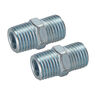 Silverline Air Line Equal Union Connector 2pk - 1/4" BSPT additional 1
