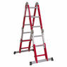 Sealey AFPL2 Aluminium Multipurpose Ladder EN 131 Adjustable Height additional 3