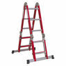 Sealey AFPL2 Aluminium Multipurpose Ladder EN 131 Adjustable Height additional 4
