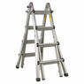 Sealey AFPL3 Aluminium Telescopic Ladder 4-Way EN 131 Adjustable Height additional 1