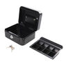 Silverline Metal Cash & Valuables Box Keyed - 165 x 128 x 80mm additional 3