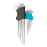 Silverline Expert Hex Key Imperial Set 10pce - 1/16" - 3/8" additional 3