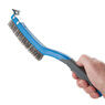 Silverline Stainless Steel Wire Brush with Scraper - 3 Row additional 4