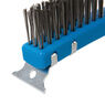 Silverline Stainless Steel Wire Brush with Scraper - 3 Row additional 5
