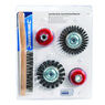 Silverline Wire Brush, Cup & Twist-Knot Wheel Set 5pce - 5pce additional 2