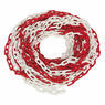 Sealey HSC25M Safety Chain Red/White 25m x 6mm additional 1