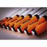 Sealey HV004 Screwdriver Set 8pc Hammer-Thru Hi-Vis Orange additional 3