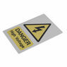 Sealey HVSA4 High Voltage Warning Sign 200 x 300mm additional 2