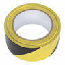 Sealey HWTBY Hazard Warning Tape 50mm x 33m Black/Yellow additional 2