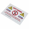 Sealey HYBRIDSIGN Hybrid/Electric Vehicle Warning Sign additional 1
