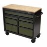 Draper 08221 BUNKER&#174; Workbench Roller Tool Cabinet, 7 Drawer, 41", Green additional 1
