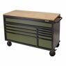 Draper 08236 BUNKER&#174; Workbench Roller Tool Cabinet, 10 Drawer, 56", Green additional 1